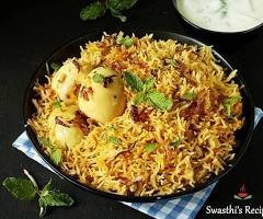 Egg biryani