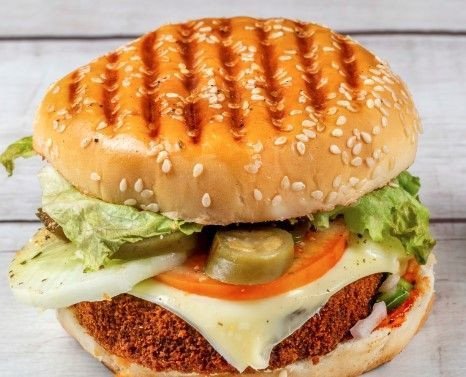 Corn Cheese Garlic Burger